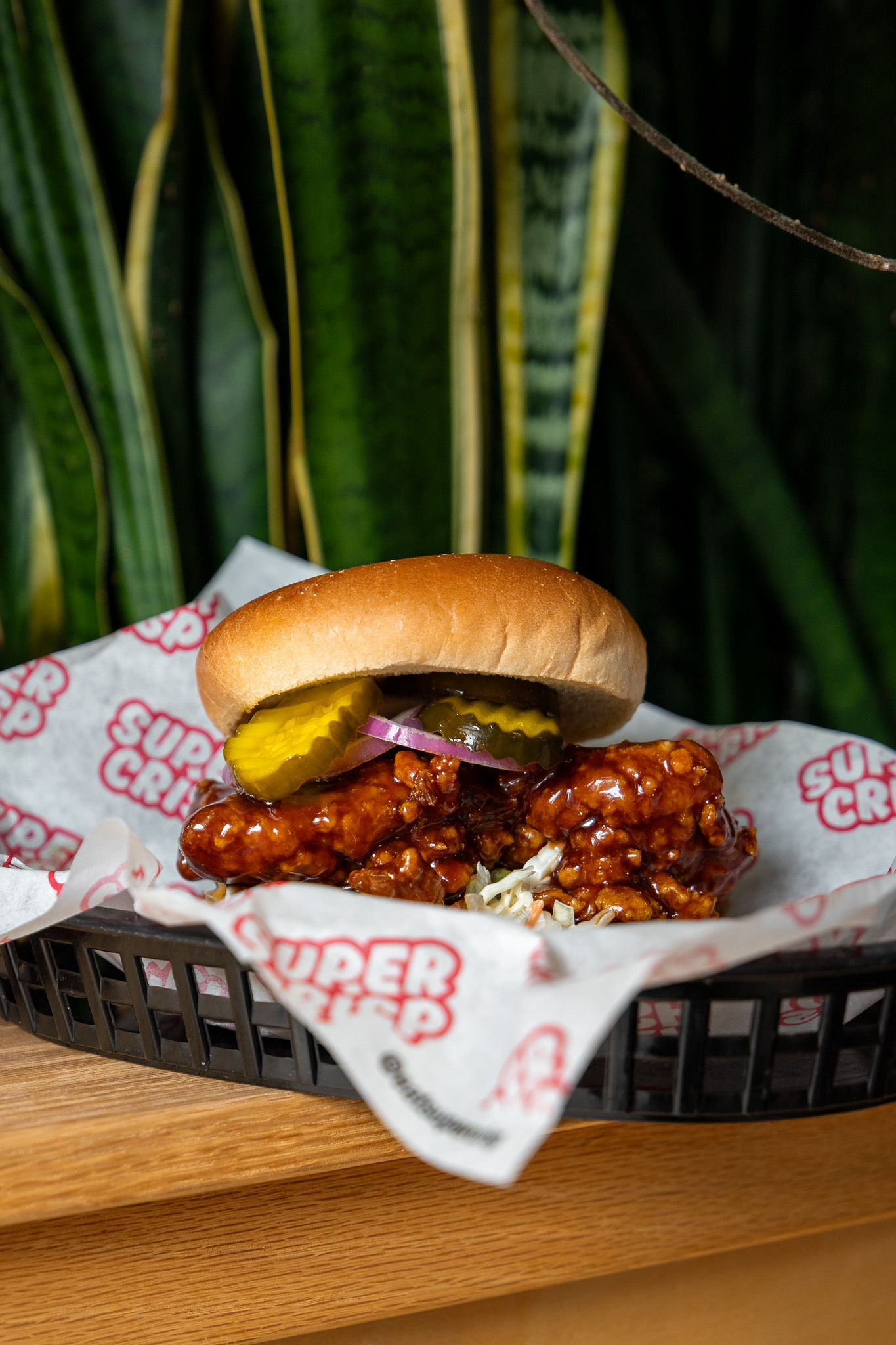 Honey Hoisin Fried Chicken Sandwich